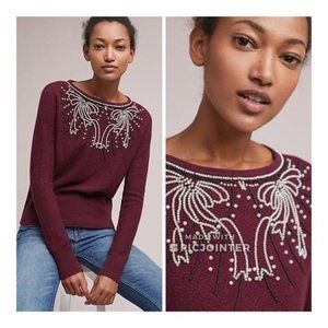 NWOT *SUPER RARE* Anthropologie Field & Flower Pearl Sweater